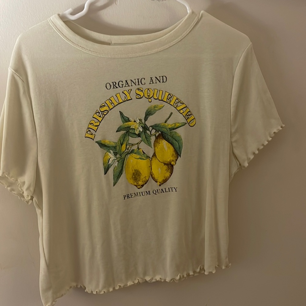 Oversized crop top